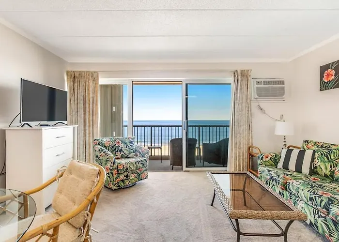 Oceanfront With Water-view Balcony Outdoor Pool Washer & Dryer & Ac Ocean City