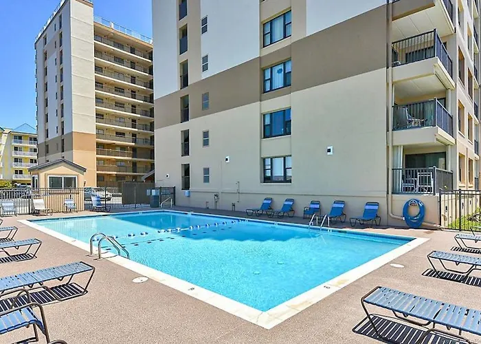 Oceanfront With Water-view Balcony Outdoor Pool Washer & Dryer & Ac Ocean City
